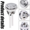 2 Pcs 58mm Toilet Tank Push Button, Dual Push Flushing