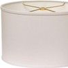 HomeRoots 470207 14 in. Throwback Oval No Slub Lampshade -