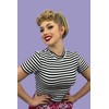 Curly 1940s style clip-in fringe hairpiece/clip-in bangs: Bunny copper red