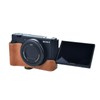 Rieibi ZV1 Case - Vintage PU Leather Camera Case for