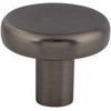 1-1/4" Diameter Brushed Pewter Gibson Cabinet Knob