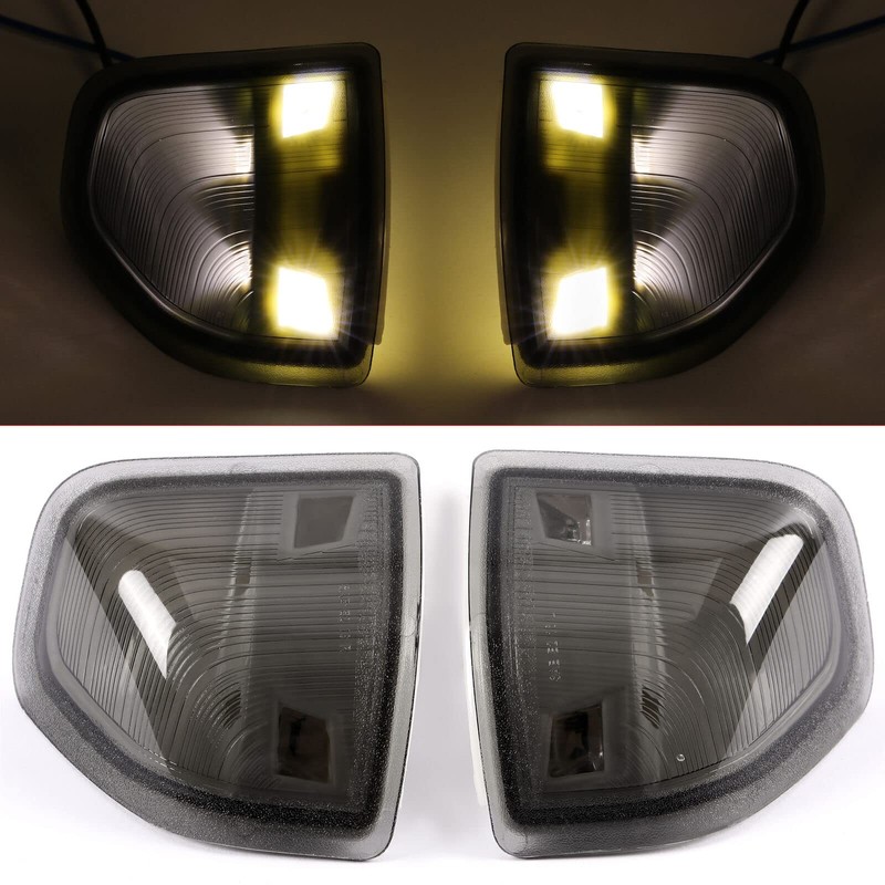 Tow Mirror Turn Signal Indicator Lights For Dodge Ram 2010-2017