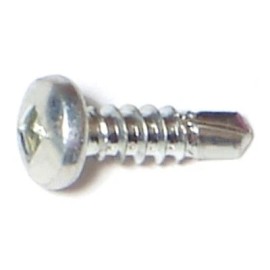 Unbranded #6-20 x 1/2" Zinc Square Drive Pan Head Self-Drilling Screws (100 pcs.)