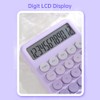 Xtahdge Desktop Calculator 12 Digits Large LCD Display Large Round