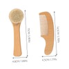 minkissy Baby Bath Brush Set Soft Bristle Newborn Hair Brush