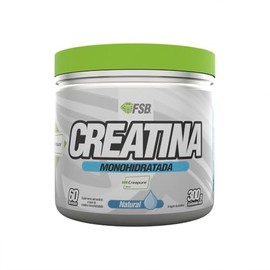 FSB Creatina Monohidratada Creapure® 100% Pura – Sin Sabor, Alta Pureza Alemana, Sin Rellenos, Porta Scoop Integrado
