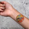 4 x 'African Grey Parrot' Temporary Tattoos - Water Resistant,