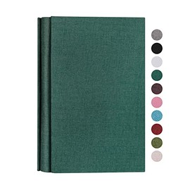 Mublalbum Small Photo Album 4x6 300 Photos Linen Cover Picture photo Book with 300 Horizontal Pockets for Family Anniversary Wedding Baby (Dark Green)