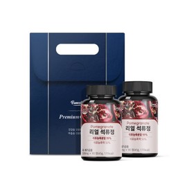 Real Pomegranate Tablets 90-Tablet Gift Set (6-Month Supply) Pomegranate Tablets / 99% Highly Concentrated Spanish Pomegranate Powder / 리얼 석류 타블렛 90정 선물세트 6개월분 석류정  스페인산 석류 고농축 석류분말 99%