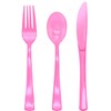 150 Pack Red Plastic Silverware, Red Utensils Heavy Duty, Disposable