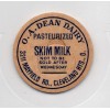 Milk Bottle Cap - O. A. Dean Dairy - Cleveland Heights, Ohio - 1 5/16" -- WED
