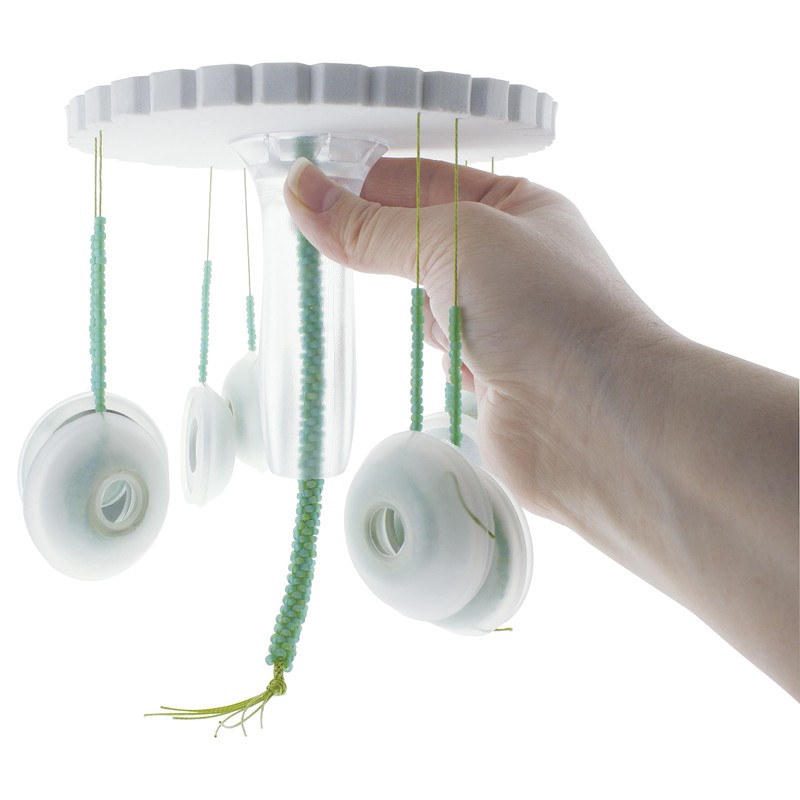 Beadsmith Kumihimo 6 Inch Disk with Clear Ergonomic Handle