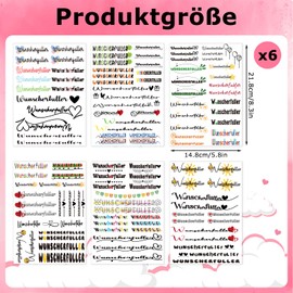 Rub On Sticker Flowers, Pack of 6 A5 Rub On Stickers, Rub On Foil Transfer Stickers, Rub On Flower, for Furniture, Glass, Wood, Scrapbooking, DIY Craft Decoration (Wirscherfuller)