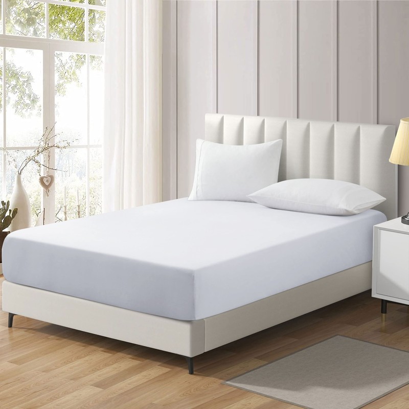 AMEHA King Size Fitted Sheet 25 cm Deep Soft Brushed