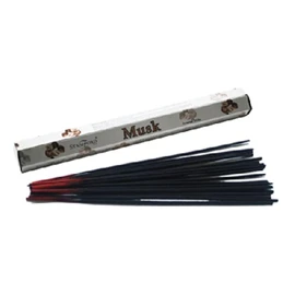 New: Hem Indian Musk Incense Stick, 6packs X 20 Sticks= 120 Sticks