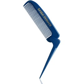 Bablo Pomade Folding Comb Blue Men's Portable Hair Beard Comb Hair Comb Made in Japan