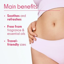 Love Wellness- Crema Comfy, limpiador y toallitas que equilibran el pH | Hidratante para la vulva, toallitas femeninas y set de lavado | Nouris