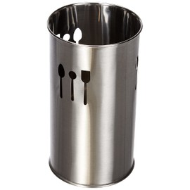 Ibili Kitchen Tools Holder 10x18 cm of Stainless Steel, Stainless-Steel, Silver, 10 x 10 x 18 cm