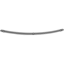 Arlen Ness 10-Gauge Black Windshield Trim 03-680