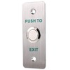 UHPPOTE Momentary Push to Exit Button Switch NO/COM Output Stainless