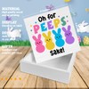 Easter Decor Rustic Oh for Peeps Sake Wooden Sign Easter