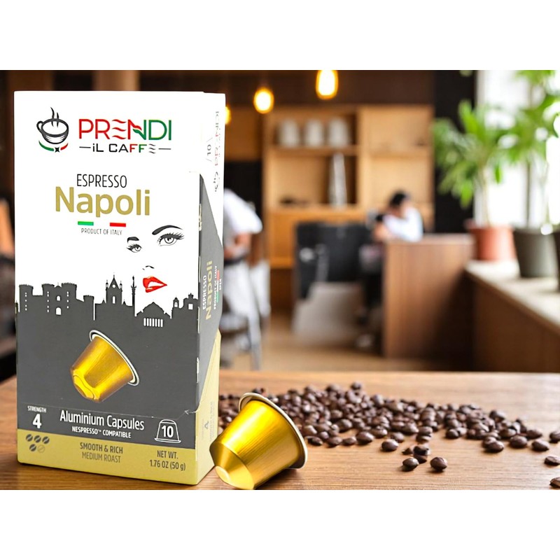 Prendi iL Caffe-Aluminium Capsules Prendi Espresso Napoli Medium Roast -