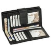 Luxury Ladies Leather Wallet Purse Zip XXXL 18.5 cm DIFFERENT