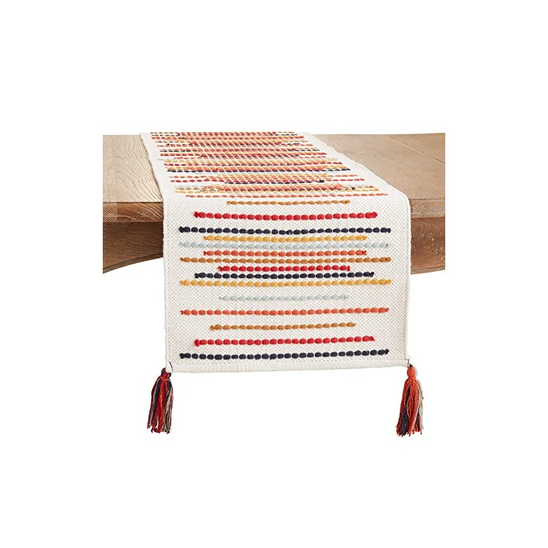Chunky Striped Table Runner