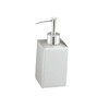 KONTONTY Stainless Steel Square Soap Dispenser Elegant Lotion Pump for
