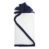 My Blankee Hooded Terry Luxe Towel, Navy, 26" x 42"