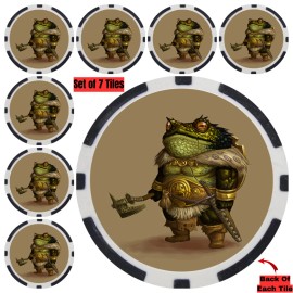 Unbranded Bullywug - Curse of Strahd D&D Dungeon Mini Tiles (7)