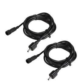 ECOWHO 2PCS Power Extension Cables, Waterproof LED Landscape Lighting Low Voltage Spotlights Garden Lights for Patio Yard Driveway Pathway (2 Pack Garden Lights Extension Cable，2M(6.5ft)/Pack )