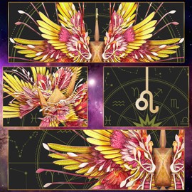 Piececool 3D Metal Model Building Kits, 12 Constellation Series - Leo Wish Cranes Model Kits DIY Craft Kits Brain Teaser 3D Puzzles for Adults, Best Birthday Gifts, 55Pcs