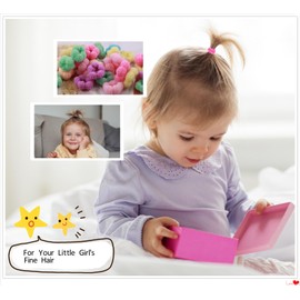 WDGROW Mini Hair Ties,Toddler Hair Ties,for Age 0-4 Little Girls,Adult's Fine Hair,Elastic Thin Soft Hair Bands,Cotton,120pcs,Candy Color,Easy Off,No Damage Tiny Hair Scrunchies(Muti-colored A)