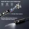 Vexloria Dual Lens Endoscope Inspection Camera, 1920p HD Inspection Camera,