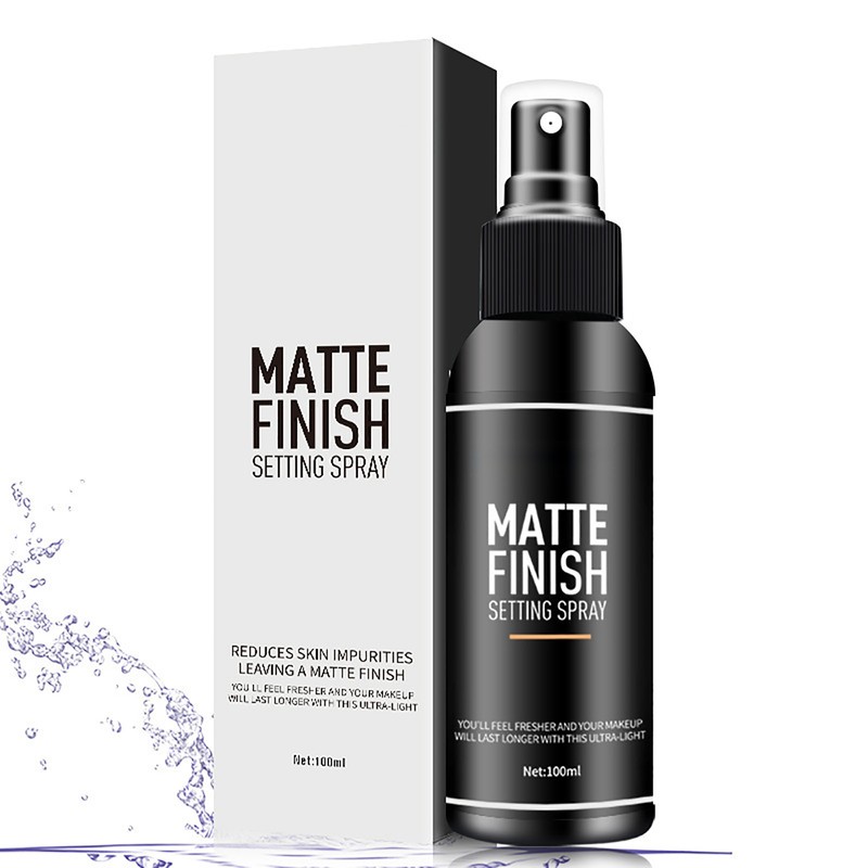 Matte Finish Makeup Spray Long Lasting Gentle Moisturizing Makeup Finish
