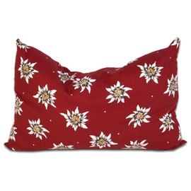 Lavender Cushion 30 x 20 cm, Edelweiss Flower + Organic Natural Inlet, Organic Lavender Blossoms, Scented Cushion, Herb Cushion