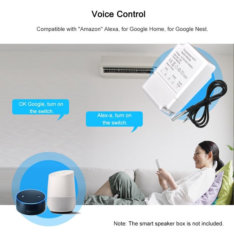 WiFi Digital Temperature Controller Wireless Temperature Controller Thermostat with App