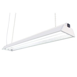 Durolux DL842N T5 4-Foot 2 Fluorescent Lamps Grow Lighting System with 10000 Lumens and 6500K Full Sunlight Spectrum and Low Profile 7" Wide Reflector