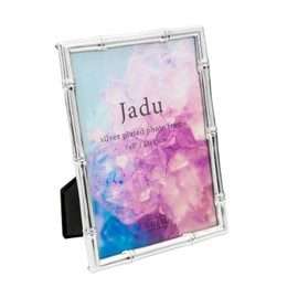 Kusso Jadu Silver Plated Bamboo Style Gift Photo Frame 6x4 Inch / 10x15 Centimetre