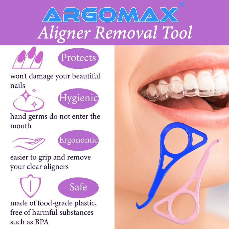 Aligner Removal Tool, 2 Retainer Remover Tool, Invisible Braces Removal