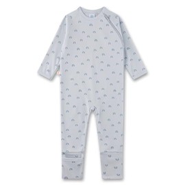 Sanetta Baby Jumpsuit Beige Rainbow | Practical and Comfortable Unisex Romper Made of Organic Cotton Baby Jumpsuit, blue, 56