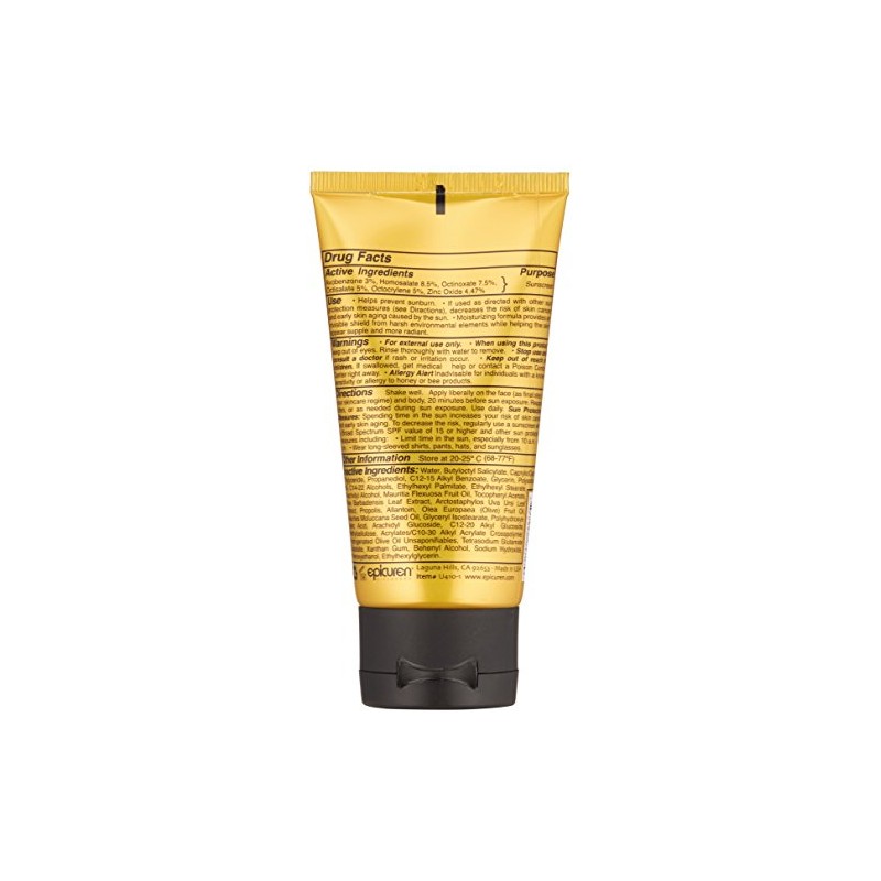 epicuren DISCOVERY X-treme Cream Propolis Sunscreen SPF 45+, Yellow, 2.5