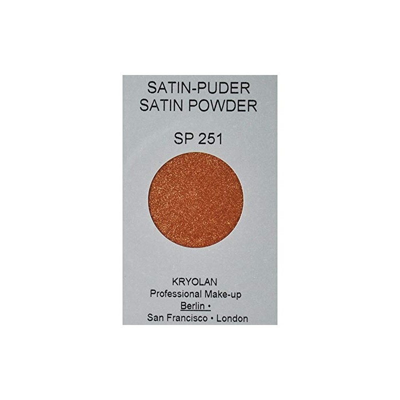 Kryolan 05741/00 Satin Powder Iridescent 3g SP 251 Brown