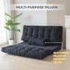 MAXYOYO Folding Sofa Bed, Tufted Bean Bag Bed with Pillows