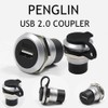 PENGLIN USB 2.0 Panel Mount Coupler Pack of 2, USB