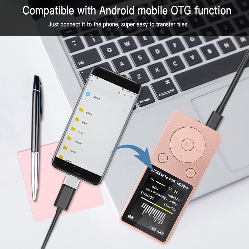 Matte 1.8 Inch MP3 MP4 Music Player FM Recorder Non