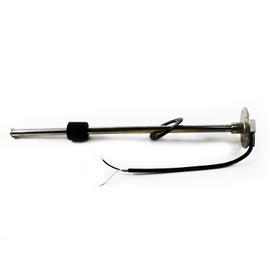 ELING Fuel and Water Level Sensor Sender 175mm Long 0-90ohm Signal 5-Hole Assembly (White+Silver, Sensor (0-90ohm)-175mm)