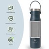 IDEUS® Vacuum Insulated Water Bottle, 24 oz (710 ml) Stainless