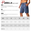 Pudolla Men's Hiking Cargo Shorts 9" Lightweight Outdoor Work Shorts